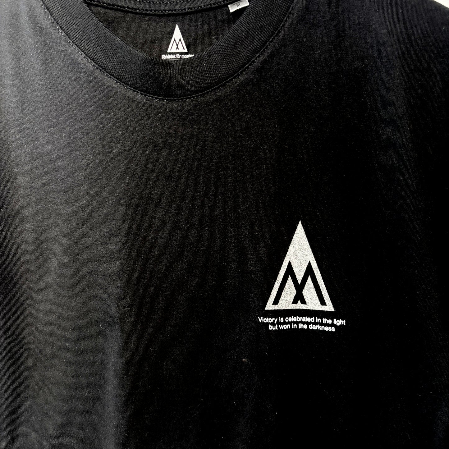 M logo with Quote Tshirt