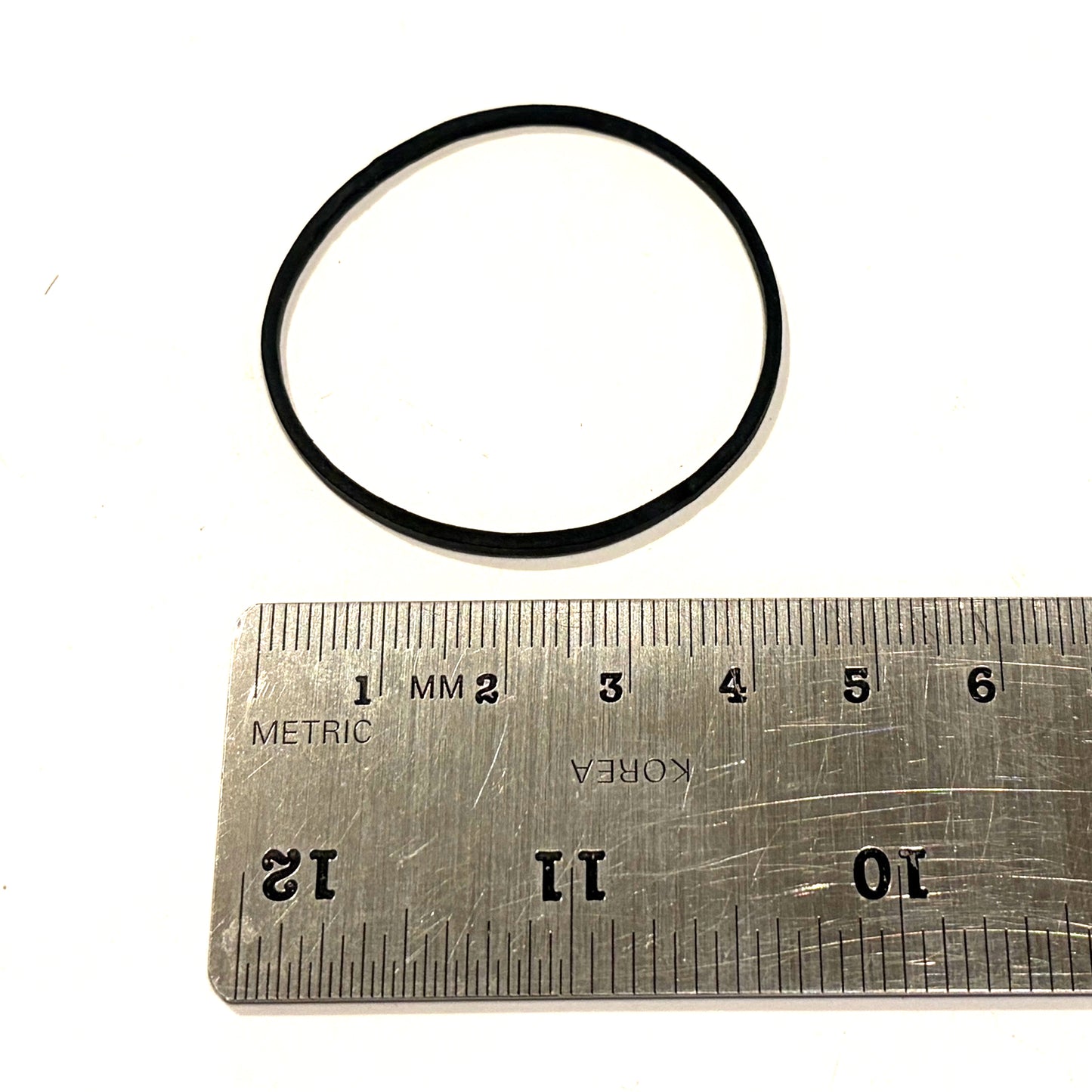 Black Matte Rubber Band – 100 pack